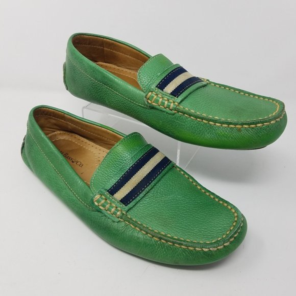 GH Bass shoe WHELDON GROSGRAIN leather‎ driver 7.5M